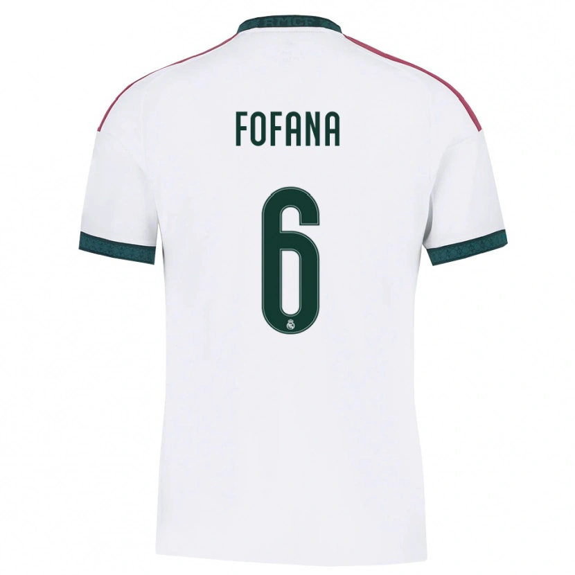 Danxen Women Cherif Fofana #6 Dark Green White Red Home Jersey 2026/27 T-Shirt