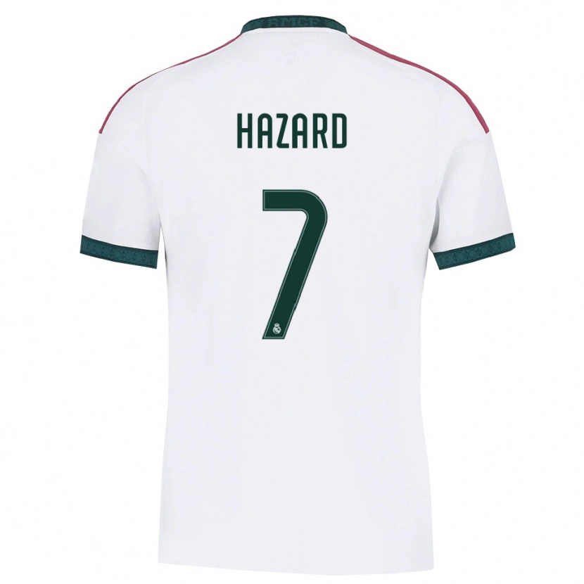 Danxen Women Eden Hazard #7 Dark Green White Red Home Jersey 2026/27 T-Shirt