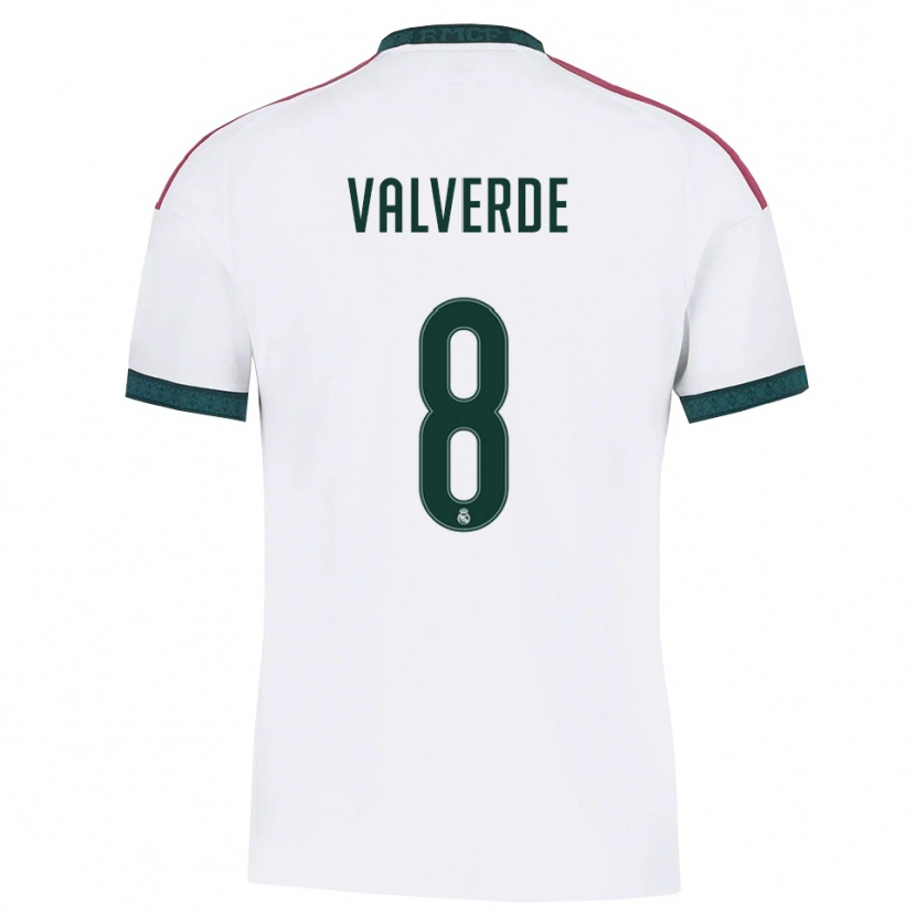 Danxen Women Federico Valverde #8 Dark Green White Red Home Jersey 2026/27 T-Shirt