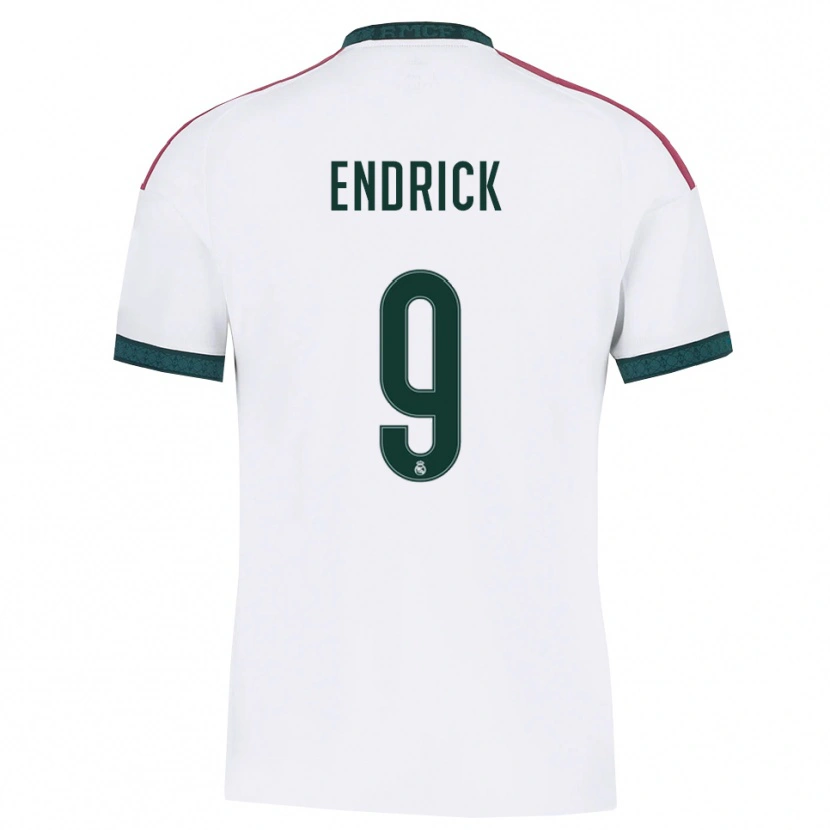 Danxen Women Endrick Felipe Moreira De Sousa #9 Dark Green White Red Home Jersey 2026/27 T-Shirt