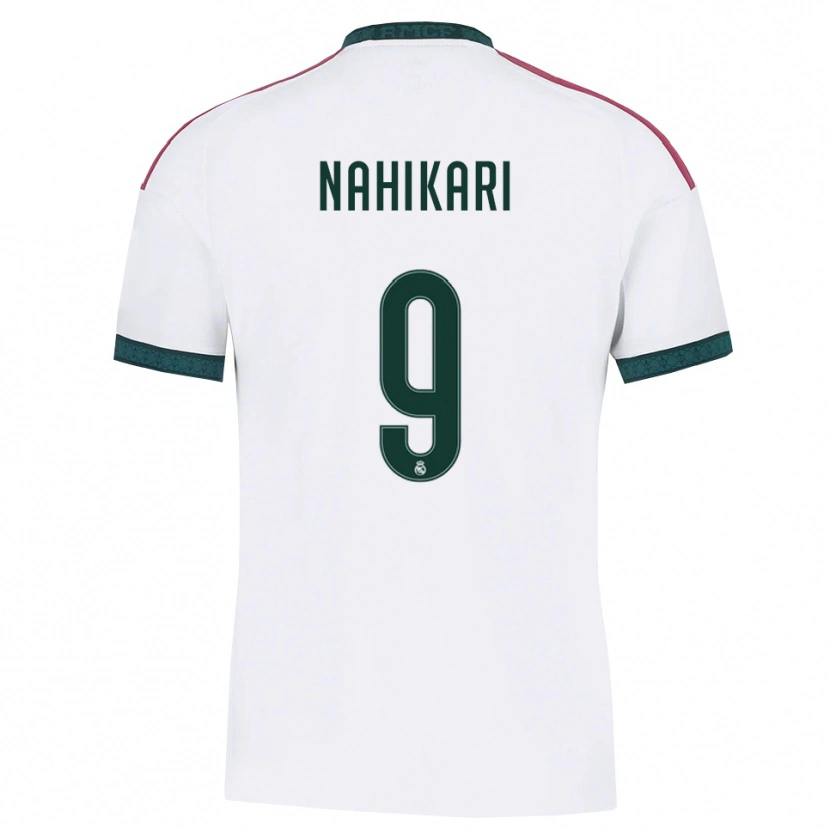 Danxen Women Nahikari Garcia #9 Dark Green White Red Home Jersey 2026/27 T-Shirt