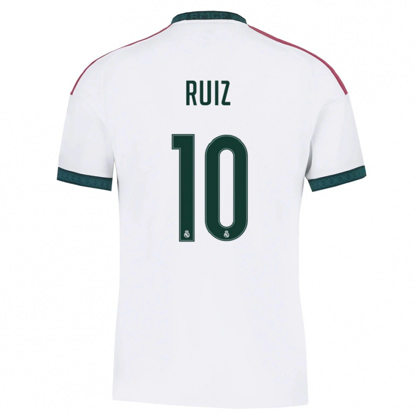 Danxen Women Alberto Ruiz #10 Dark Green White Red Home Jersey 2026/27 T-Shirt