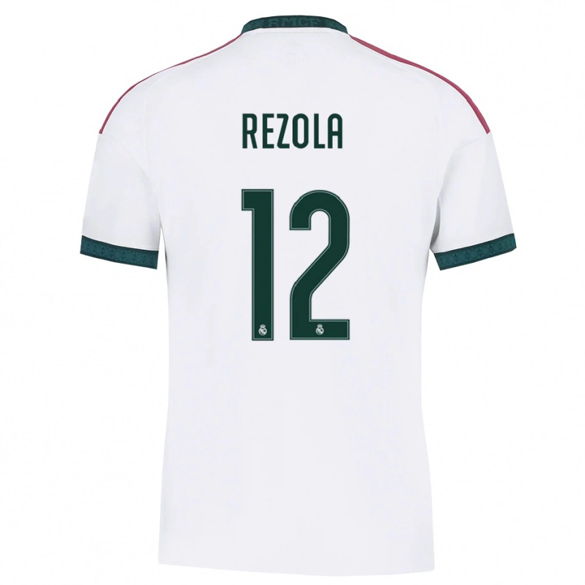 Danxen Women Manex Rezola #12 Dark Green White Red Home Jersey 2026/27 T-Shirt