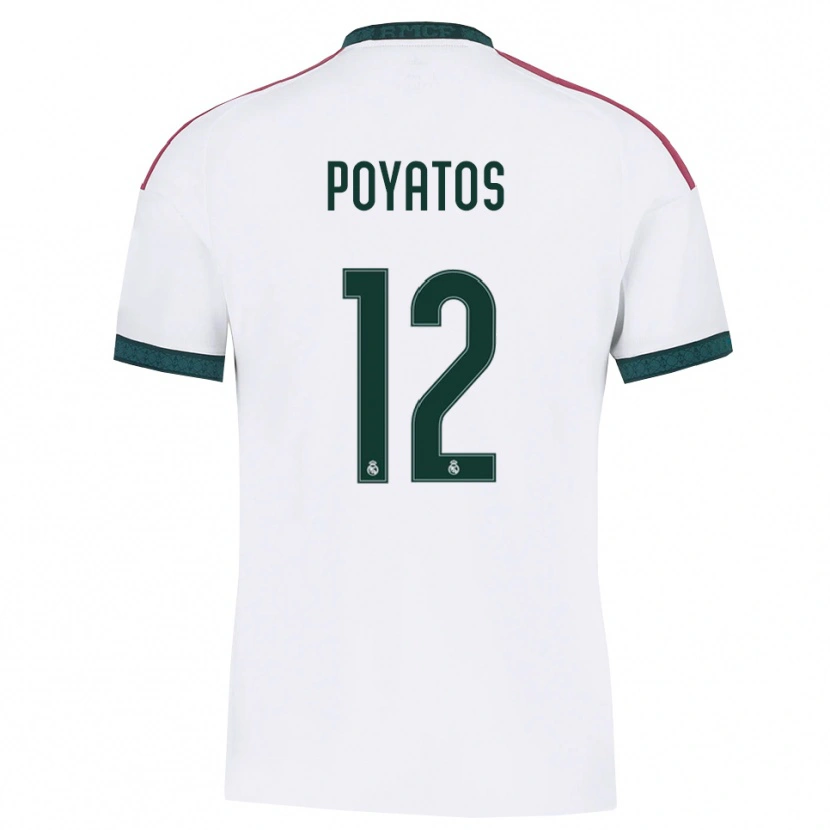 Danxen Women Marco Poyatos #12 Dark Green White Red Home Jersey 2026/27 T-Shirt