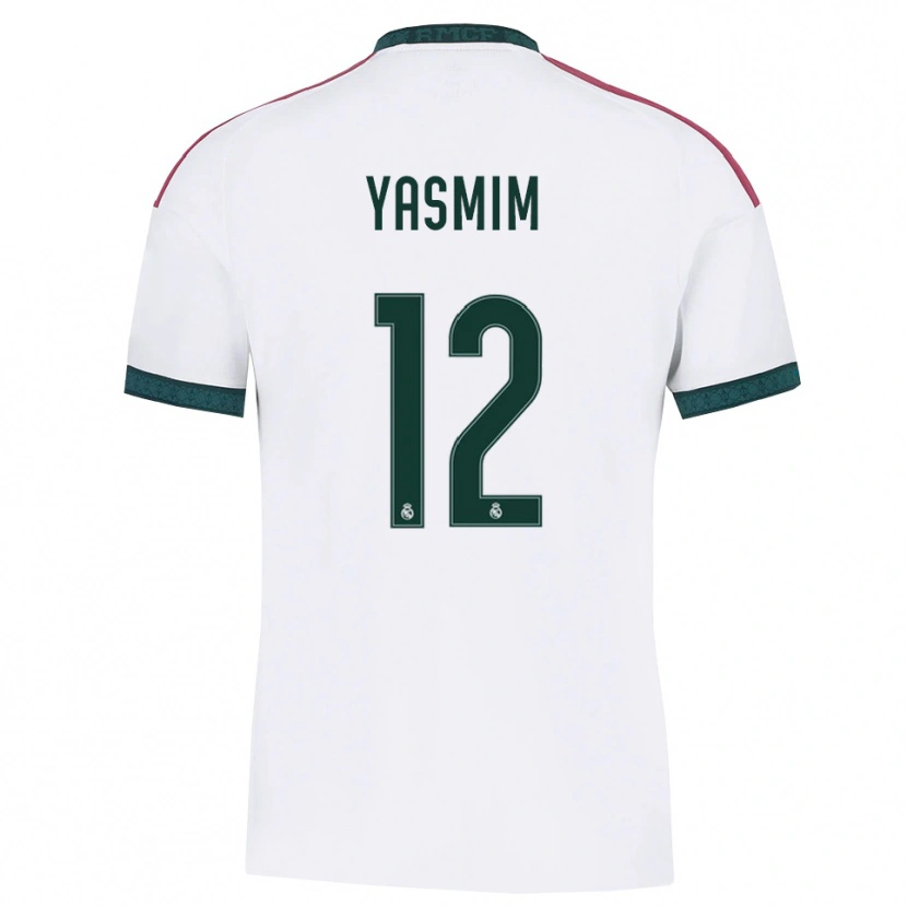 Danxen Women Yasmim Assis Ribeiro #12 Dark Green White Red Home Jersey 2026/27 T-Shirt
