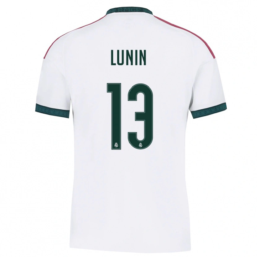 Danxen Women Andriy Lunin #13 Dark Green White Red Home Jersey 2026/27 T-Shirt