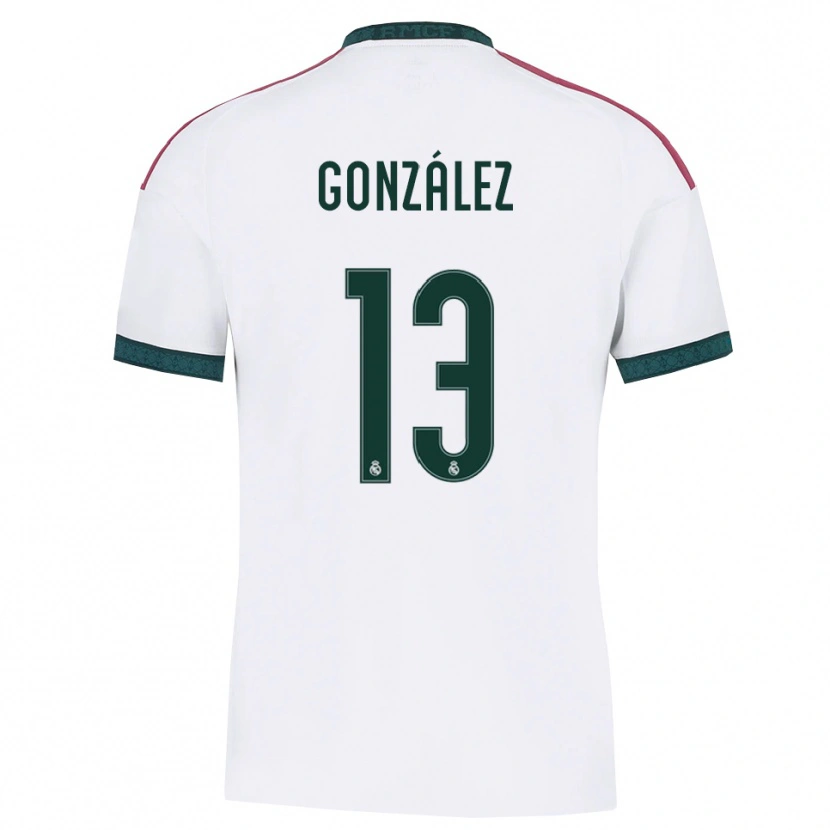 Danxen Women Álvaro González #13 Dark Green White Red Home Jersey 2026/27 T-Shirt