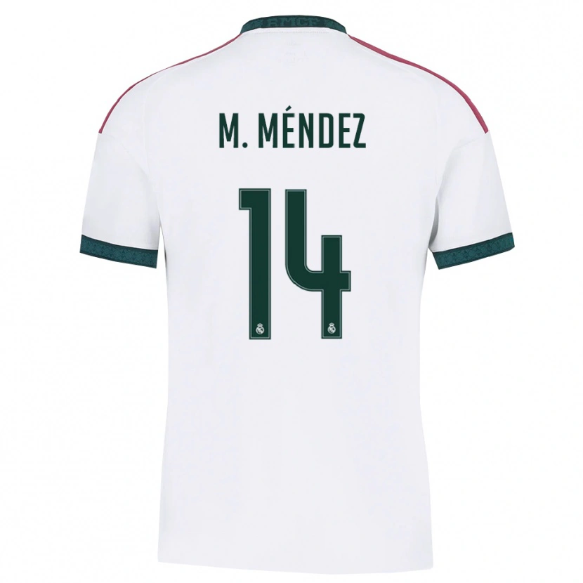 Danxen Women María Méndez #14 Dark Green White Red Home Jersey 2026/27 T-Shirt