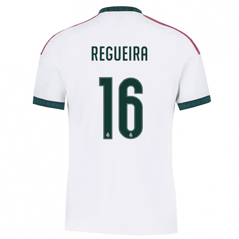 Danxen Women Izan Regueira #16 Dark Green White Red Home Jersey 2026/27 T-Shirt