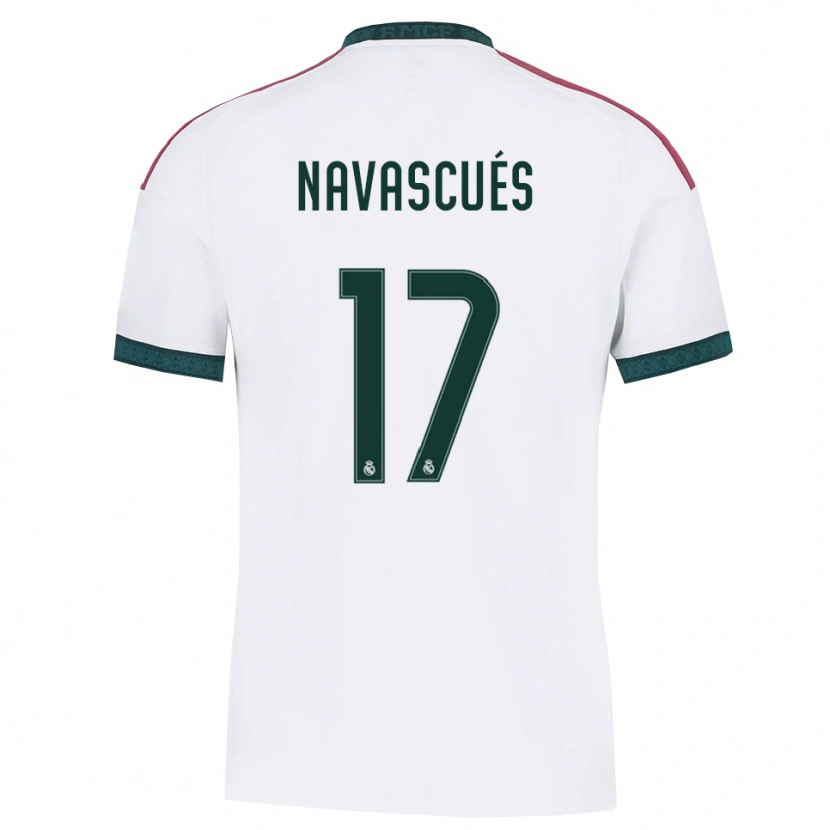 Danxen Women Liberto Navascués #17 Dark Green White Red Home Jersey 2026/27 T-Shirt