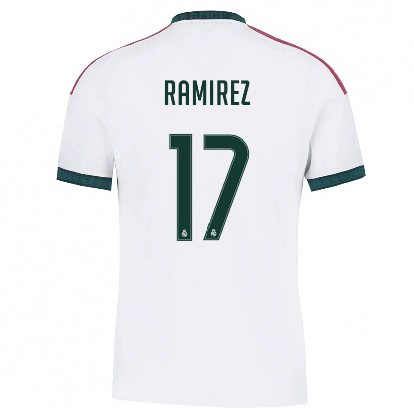 Danxen Women Darío Ramirez #17 Dark Green White Red Home Jersey 2026/27 T-Shirt