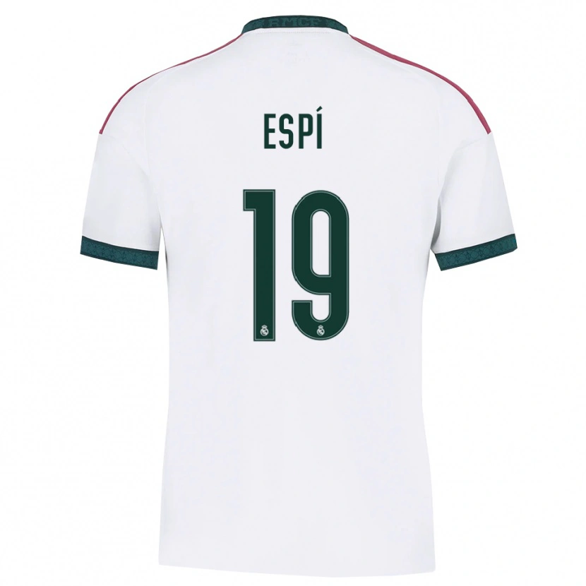Danxen Women Carlos Espí #19 Dark Green White Red Home Jersey 2026/27 T-Shirt