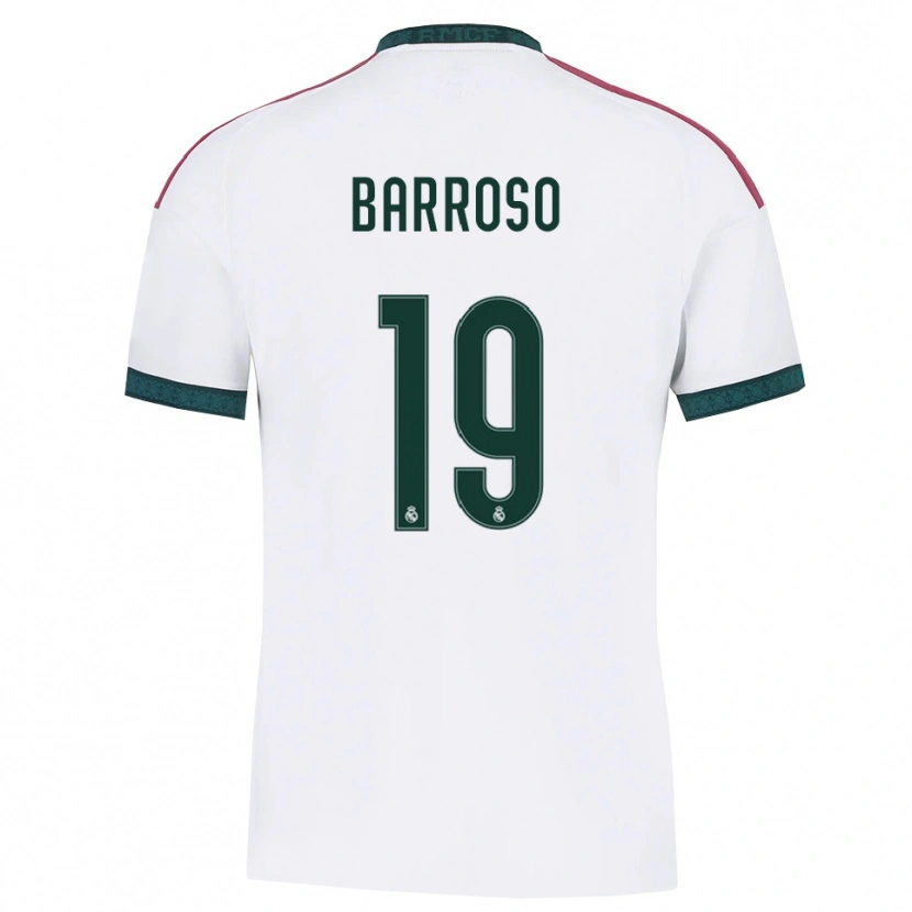 Danxen Women Jaime Barroso #19 Dark Green White Red Home Jersey 2026/27 T-Shirt