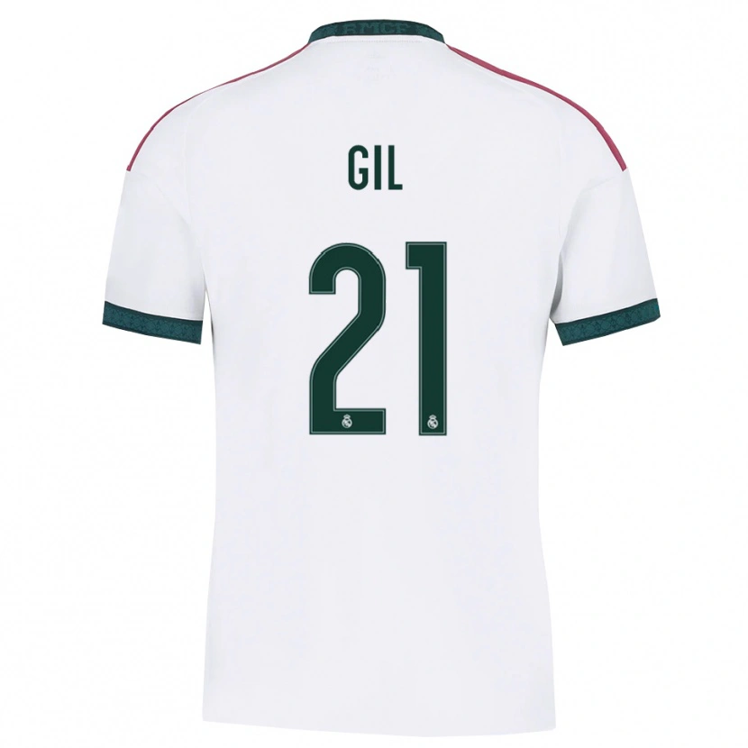 Danxen Women Iker Gil #21 Dark Green White Red Home Jersey 2026/27 T-Shirt