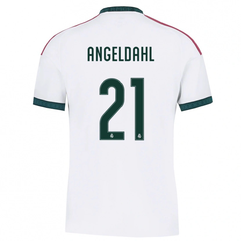 Danxen Women Filippa Angeldahl #21 Dark Green White Red Home Jersey 2026/27 T-Shirt