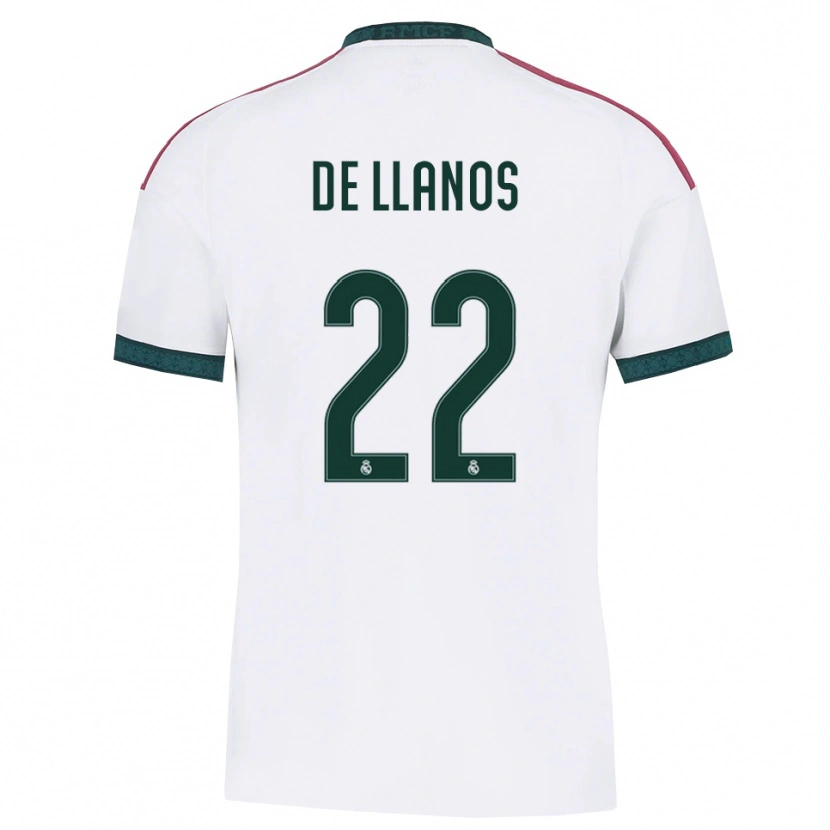 Danxen Women Hugo De Llanos #22 Dark Green White Red Home Jersey 2026/27 T-Shirt