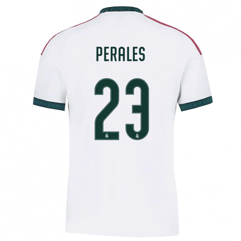 Danxen Women Miguel Perales #23 Dark Green White Red Home Jersey 2026/27 T-Shirt