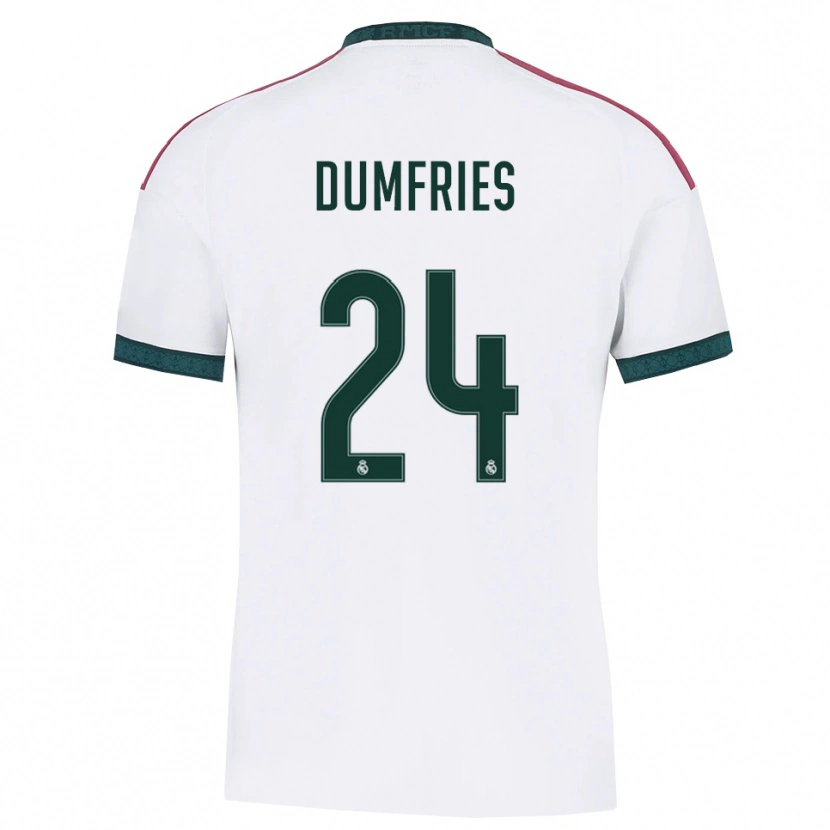 Danxen Women Denzel Dumfries #24 Dark Green White Red Home Jersey 2026/27 T-Shirt