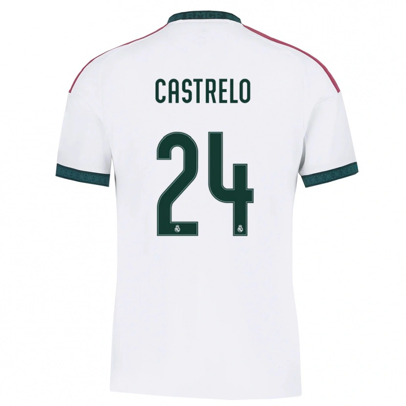 Danxen Women Gabri Castrelo #24 Dark Green White Red Home Jersey 2026/27 T-Shirt