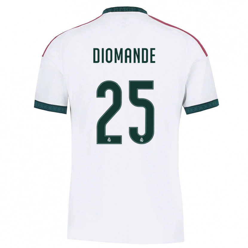 Danxen Women Yan Diomande #25 Dark Green White Red Home Jersey 2026/27 T-Shirt