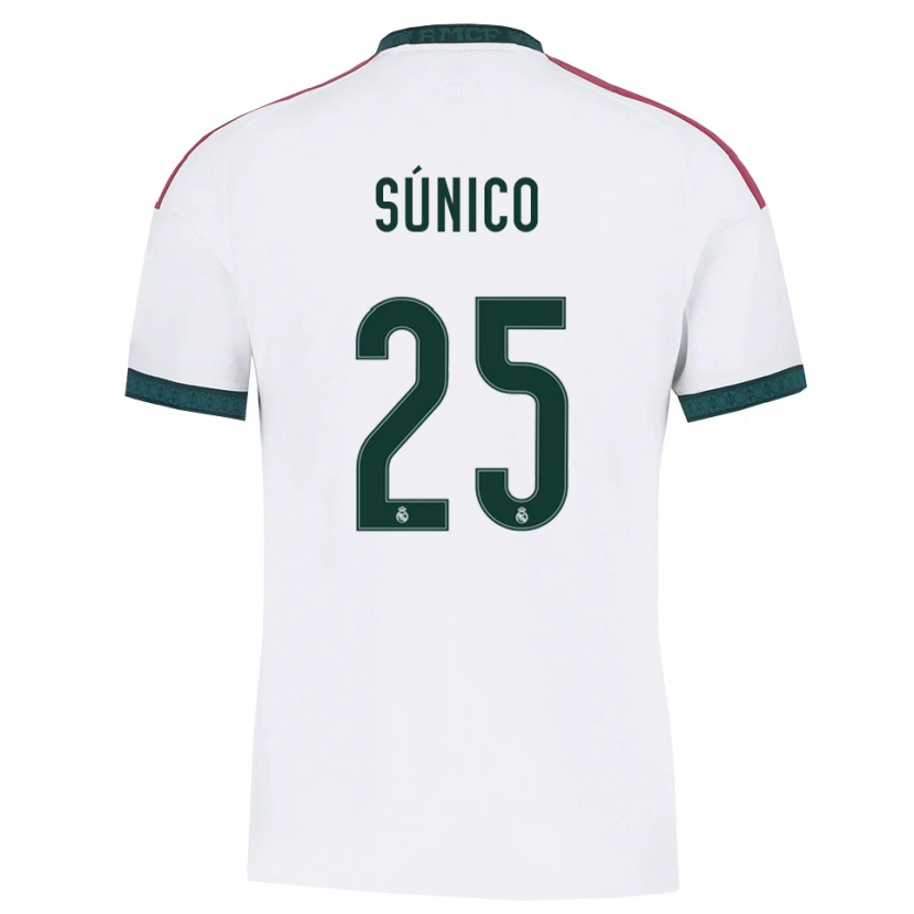 Danxen Women Guille Súnico #25 Dark Green White Red Home Jersey 2026/27 T-Shirt