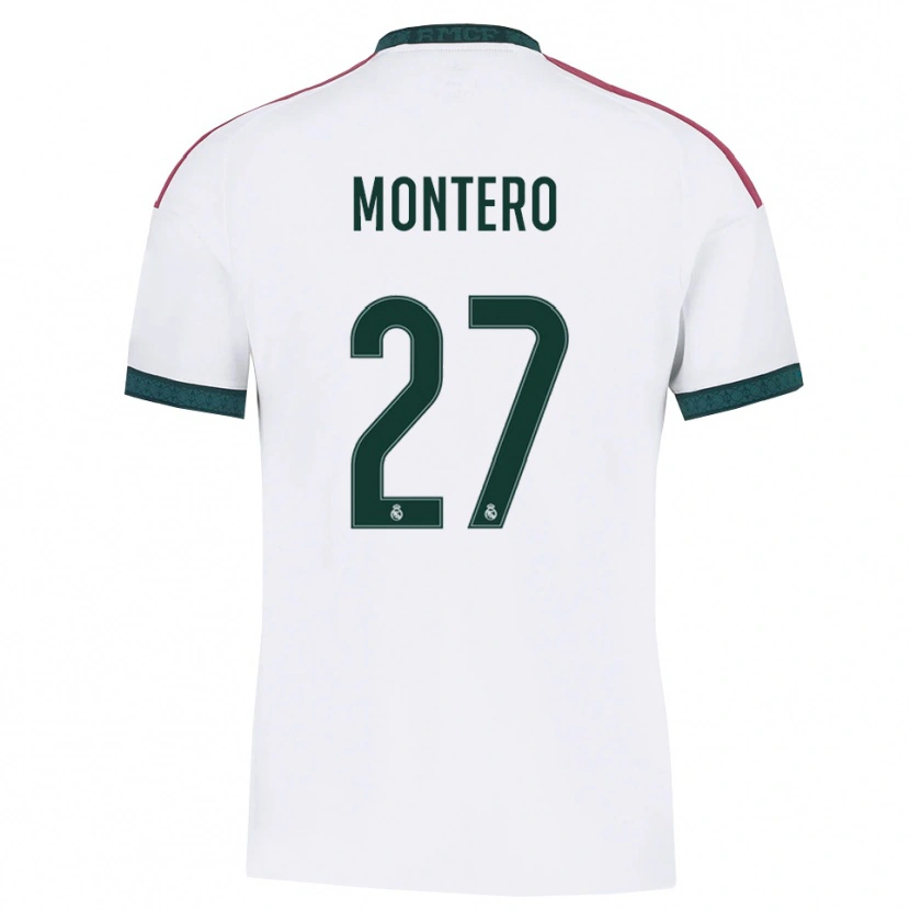 Danxen Women Pablo Montero #27 Dark Green White Red Home Jersey 2026/27 T-Shirt