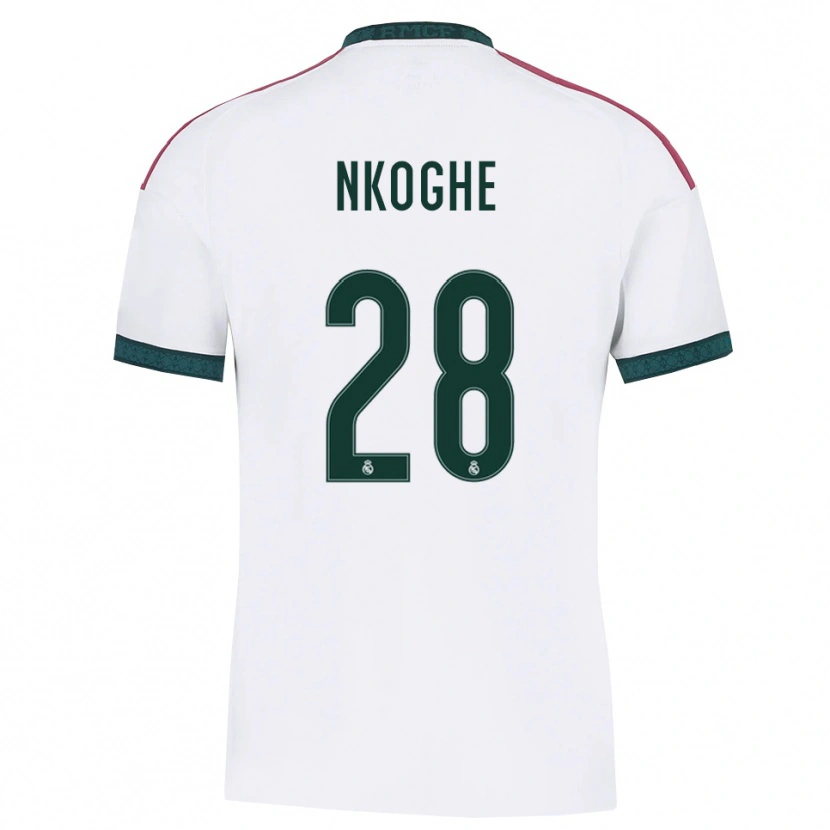 Danxen Women Ariel Nkoghe #28 Dark Green White Red Home Jersey 2026/27 T-Shirt