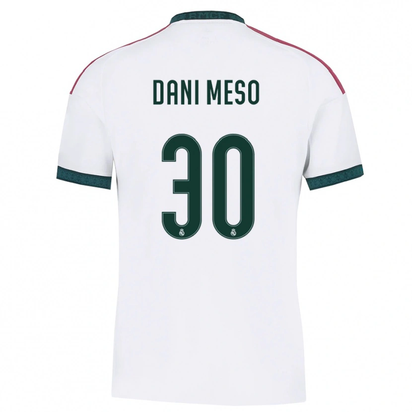 Danxen Women Daniel Mesonero #30 Dark Green White Red Home Jersey 2026/27 T-Shirt