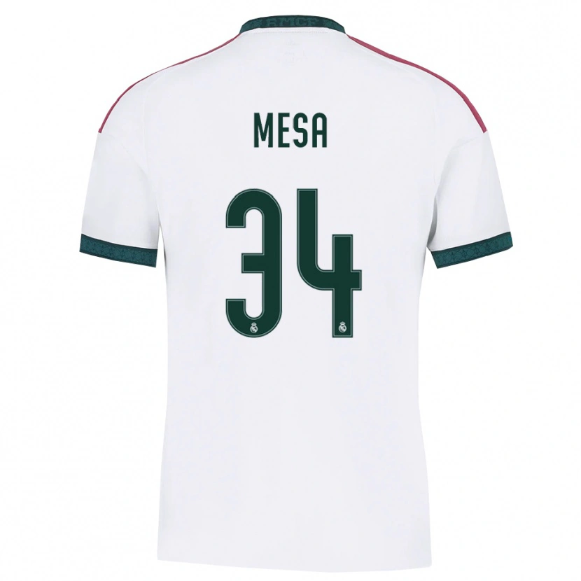 Danxen Women Óscar Mesa #34 Dark Green White Red Home Jersey 2026/27 T-Shirt