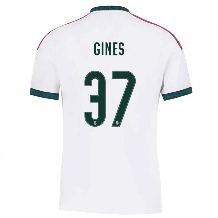 Danxen Women Álvaro Ginés #37 Dark Green White Red Home Jersey 2026/27 T-Shirt