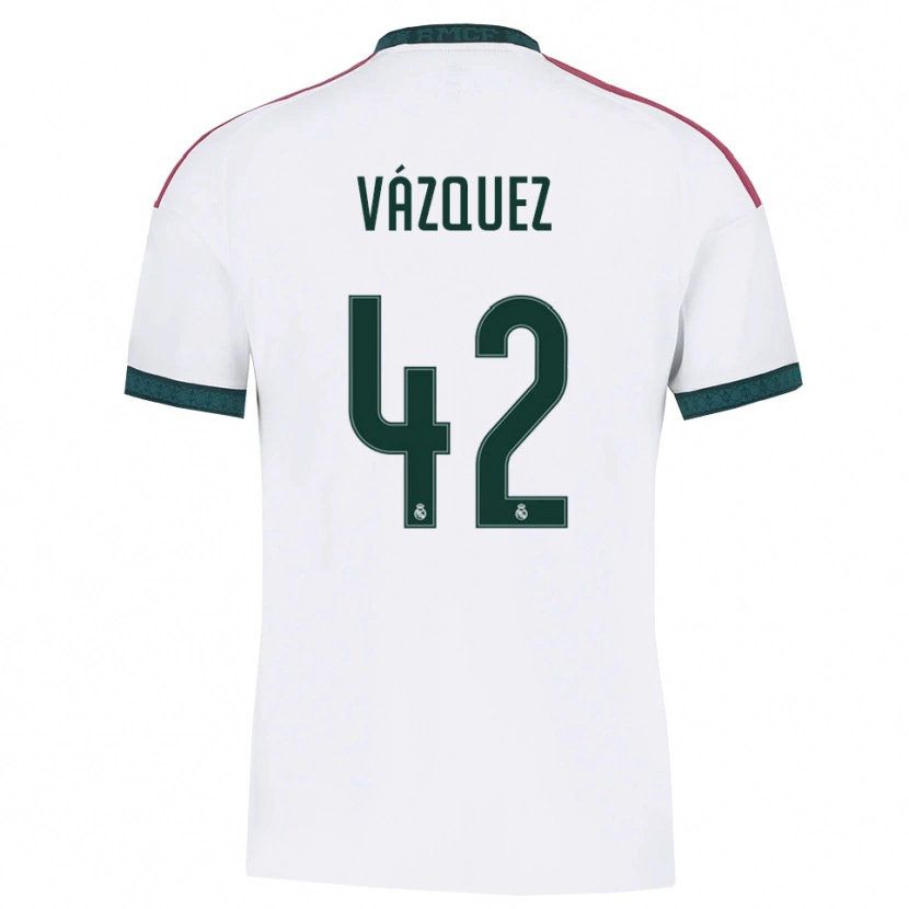 Danxen Women Erik Vázquez #42 Dark Green White Red Home Jersey 2026/27 T-Shirt