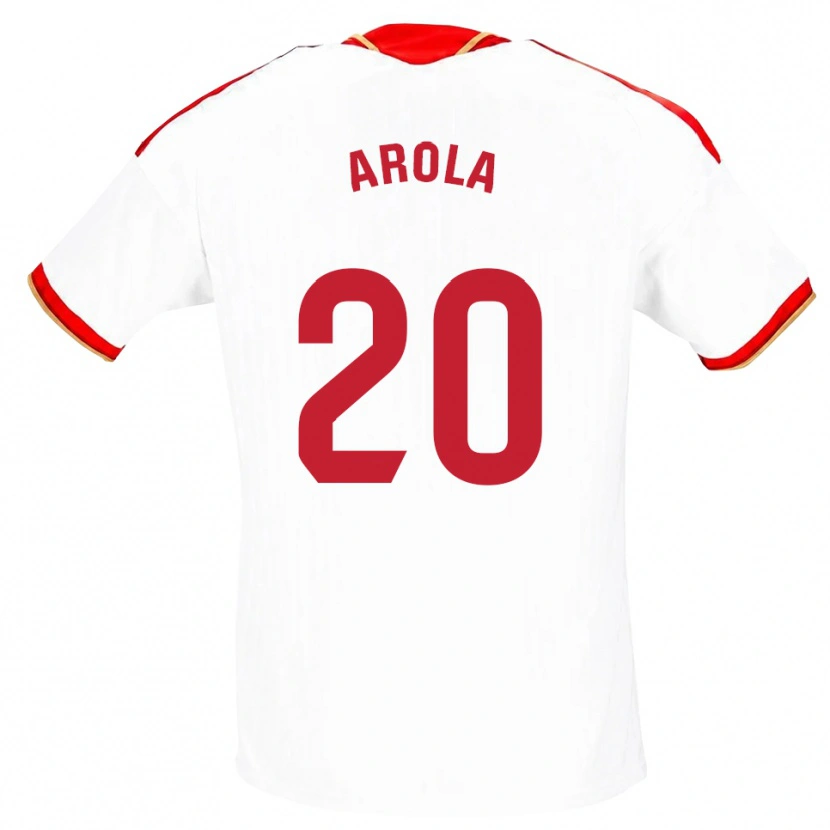 Danxen Women Arola Aparicio Gili #20 White Red Home Jersey 2026/27 T-Shirt