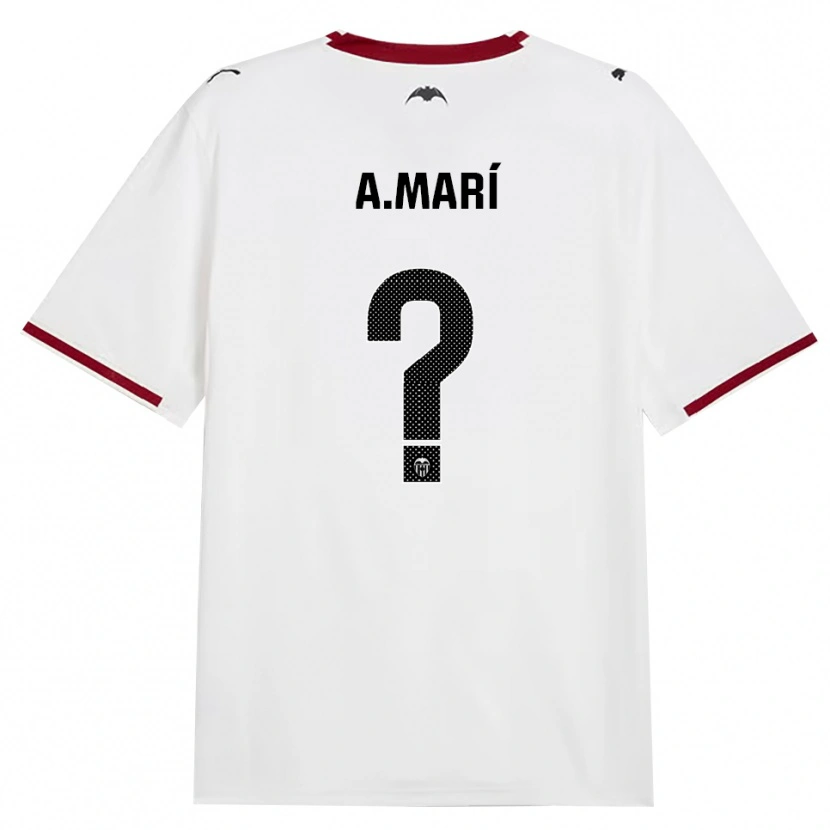 Danxen Women Alberto Marí #0 Black White Red Yellow Home Jersey 2026/27 T-Shirt