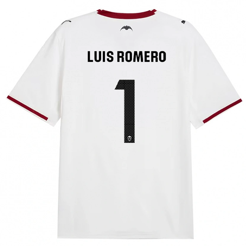 Danxen Women Luis Romero #1 Black White Red Yellow Home Jersey 2026/27 T-Shirt
