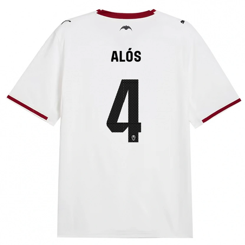 Danxen Women Carlos Alós #4 Black White Red Yellow Home Jersey 2026/27 T-Shirt