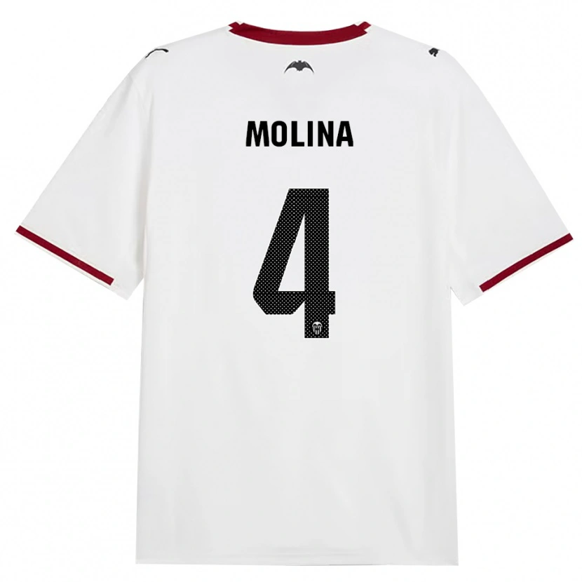Danxen Women María Molina #4 Black White Red Yellow Home Jersey 2026/27 T-Shirt