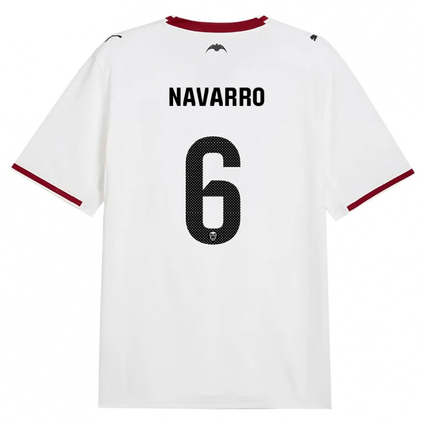 Danxen Women Javi Navarro #6 Black White Red Yellow Home Jersey 2026/27 T-Shirt