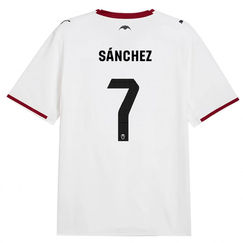 Danxen Women Dani Sánchez #7 Black White Red Yellow Home Jersey 2026/27 T-Shirt