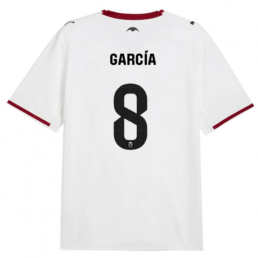 Danxen Women Víctor García #8 Black White Red Yellow Home Jersey 2026/27 T-Shirt