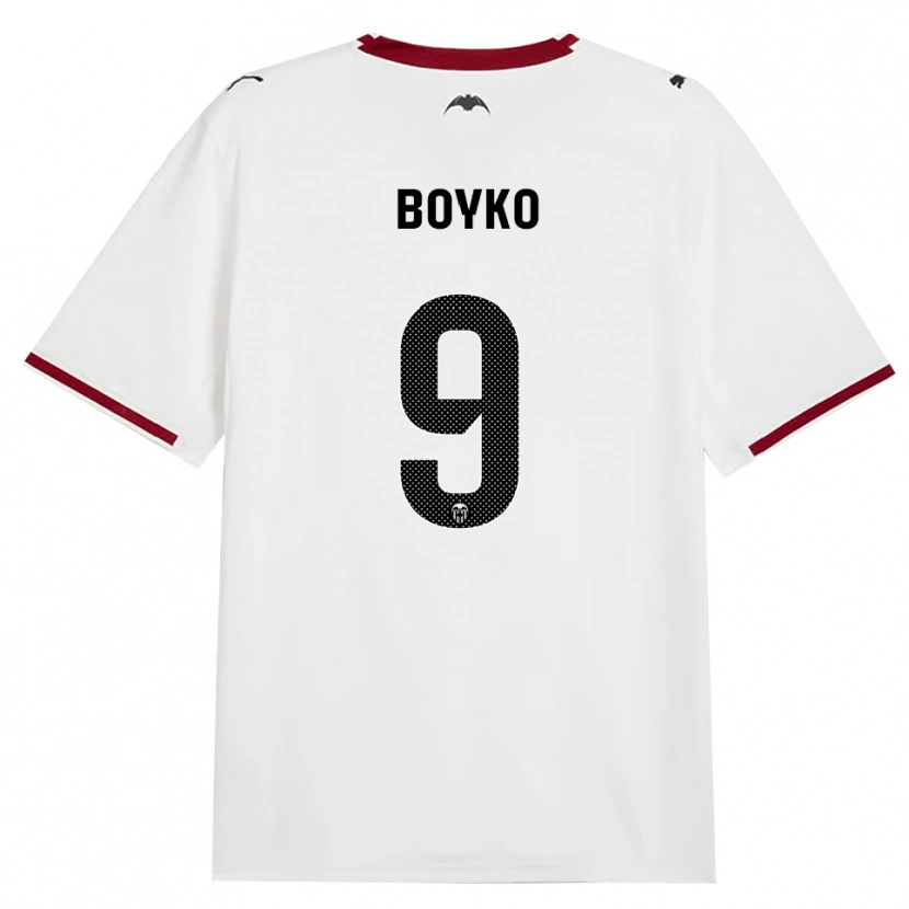Danxen Women Yaroslav Boyko #9 Black White Red Yellow Home Jersey 2026/27 T-Shirt