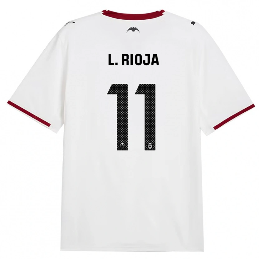 Danxen Women Luis Rioja #11 Black White Red Yellow Home Jersey 2026/27 T-Shirt