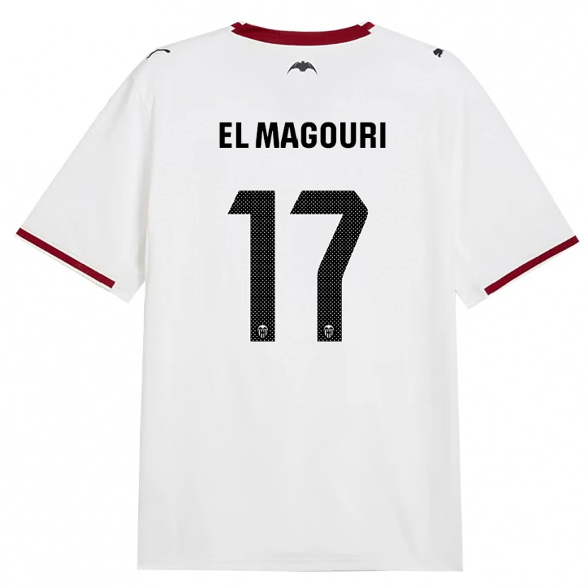 Danxen Women Anas El Magouri #17 Black White Red Yellow Home Jersey 2026/27 T-Shirt