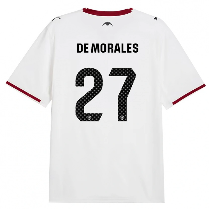 Danxen Women Rubén Muñoz De Morales #27 Black White Red Yellow Home Jersey 2026/27 T-Shirt