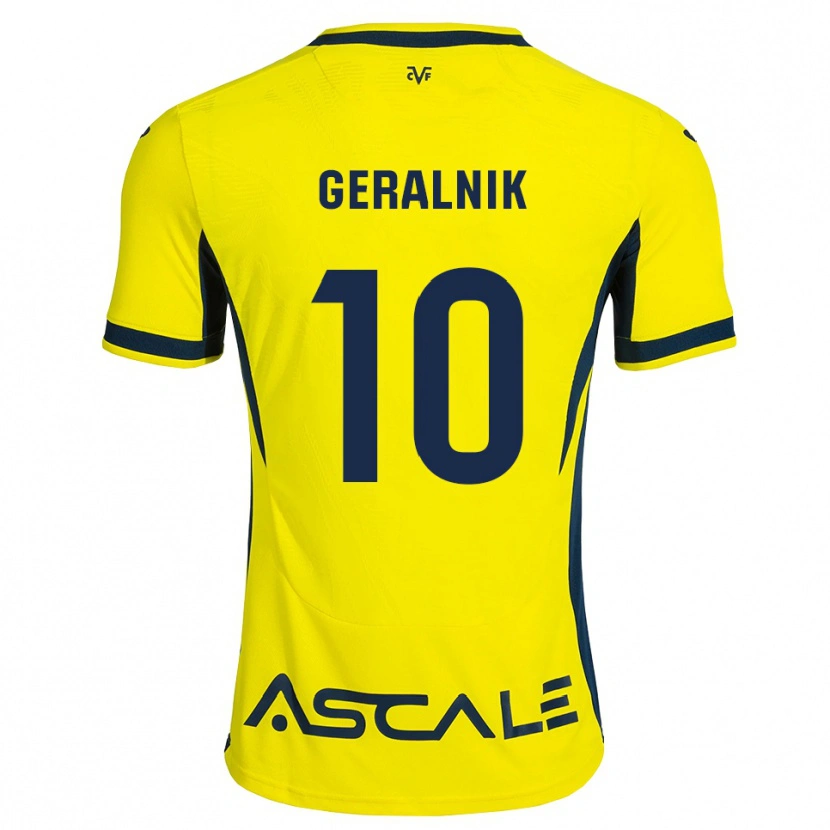 Danxen Women Tiago Geralnik #10 Yellow Black Red Home Jersey 2026/27 T-Shirt