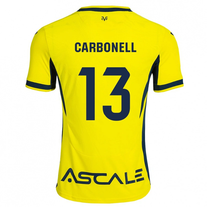 Danxen Women Carmen Carbonell #13 Yellow Black Red Home Jersey 2026/27 T-Shirt