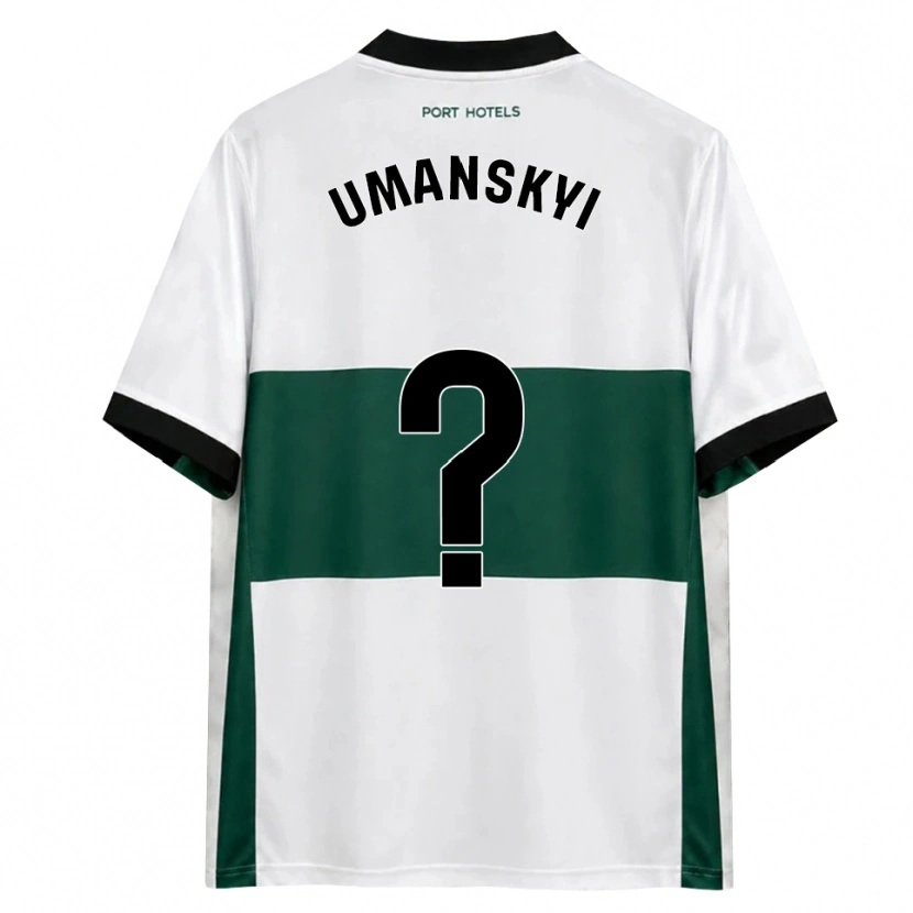 Danxen Women Volodymyr Umanskyi #0 Green White Red Home Jersey 2026/27 T-Shirt