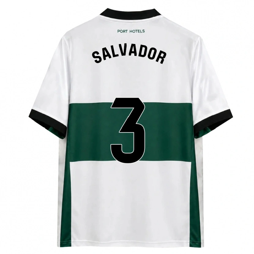 Danxen Women Nico Salvador #3 Green White Red Home Jersey 2026/27 T-Shirt