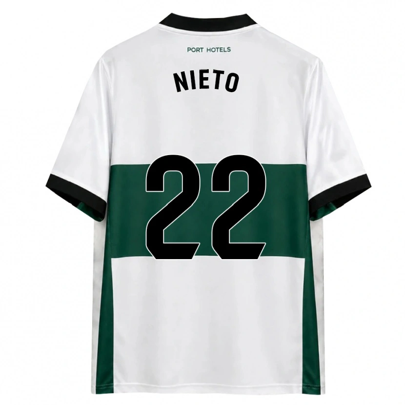 Danxen Women Dani Nieto #22 Green White Red Home Jersey 2026/27 T-Shirt
