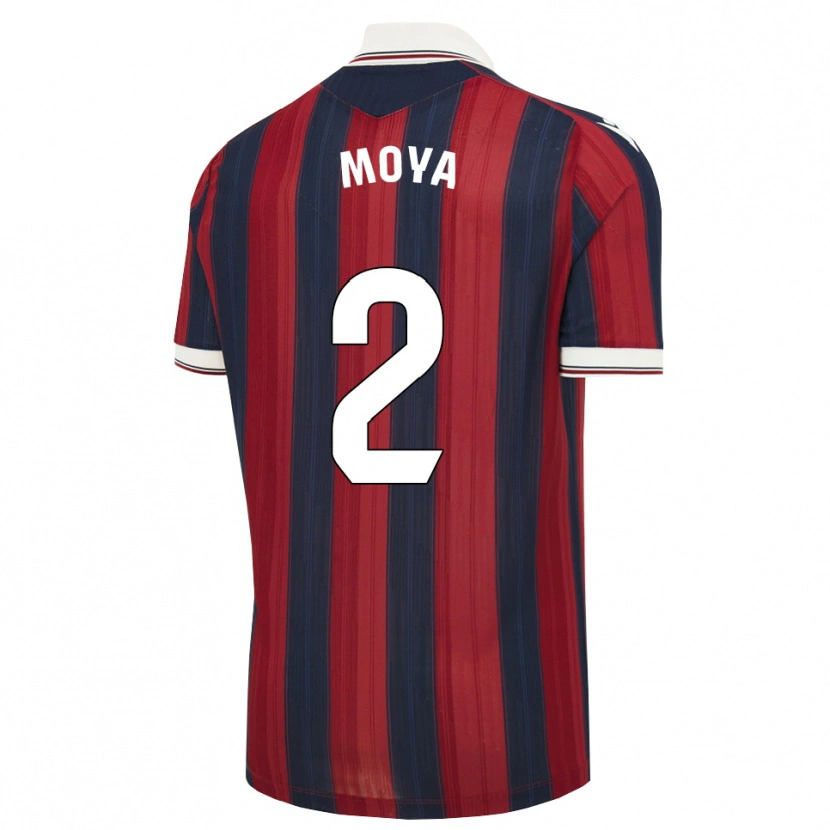 Danxen Women Alejandro Moya #2 Midnight Blue Red Home Jersey 2026/27 T-Shirt