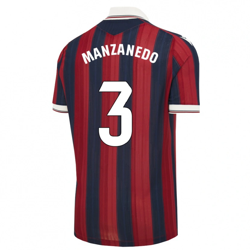 Danxen Women Aitor Manzanedo #3 Midnight Blue Red Home Jersey 2026/27 T-Shirt